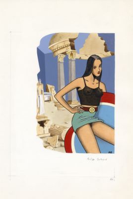Philippe Bertrand | Illustration originale – 001 | Galerie Barbier
