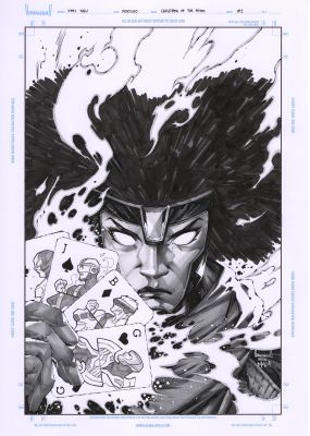 Children of the Atom #1 cover by Kael Ngu | DiTullio Art Collective