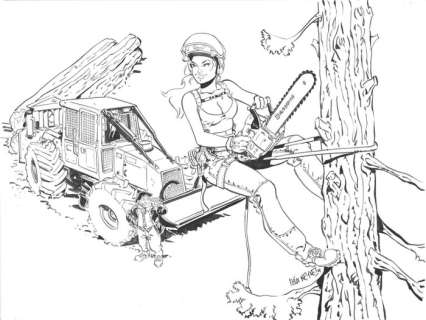 Meynet, Félix | Meynet, Félix - Dessin original - Fanfoué - La Vallée verte - (2014) | Catawiki