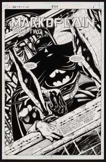 John Floyd, Damion Scott - Original Art from Detective Comics #734 (1999) Page 1 Pencils by Damion Scott, Inks by John Floyd