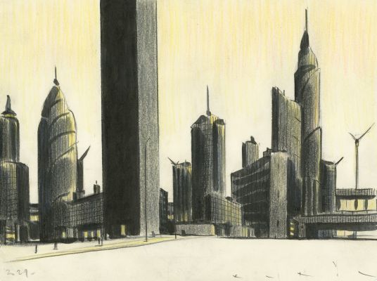 François Avril | 2024 - Dark city | Huberty Breyne Gallery
