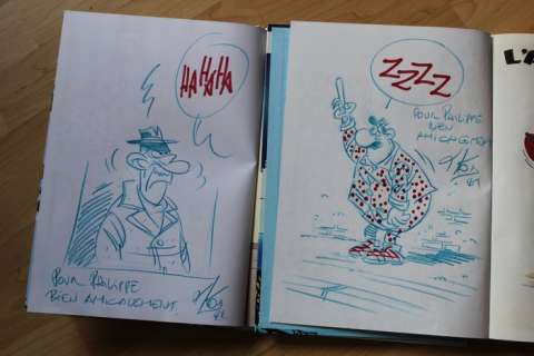 Kox | Agent 212 T6 + T25 - Ronde de nuit + L’agent prend la pose- avec 2 dédicaces - Cartonné - Réédition - (1992/2022) | Catawiki