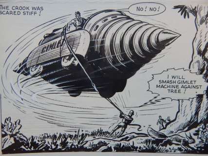 Kearon, Ted | Kearon, Ted - Originele pagina - Archie, de man van Staal - Archie and the Mistery of the Giant Bats - (1967) | Catawiki