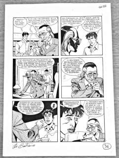 Giampiero Casertano | Giampiero Casertano - tavola originale Dylan Dog n. 220 "Concorrenza sleale" - (2004) | Catawiki