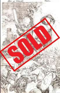 Marc Silvestri | Army Of Darkness Ashes 2 Ashes #1 Silvestri Cover **RARE PENCILS ONLY** | Marc Silvestri