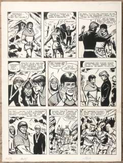 Sirius | Sirius - Planche originale - Les Timour T23 - L’Or du Gouffre - (1968) | Catawiki