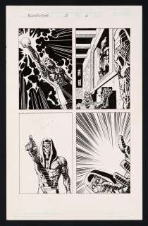 Original Art from Bloodstone #3 (2002) Page 6 Pencils by Michael Lopez, Inks by Scott Hanna | mycomicshop.com