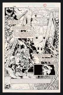 Doug Wheatley, John Floyd - Original Art from Conan #6 (1996) Page 1 Pencils by Doug Wheatley, Inks by John Floyd
