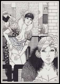 Matena, Dick | Matena, Dick - Originele tekening - De meisjes van het station - (1992) | Catawiki