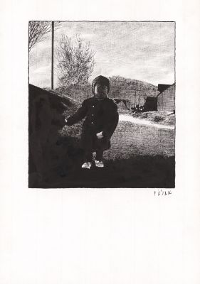 Frédéric Pajak | Sans titre, 29 - Encre de Chine, plume et pinceau sur papier | Huberty Breyne Gallery