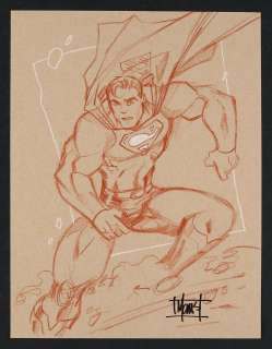 Bill Maus - Superman Sketch by Bill Maus