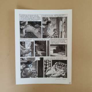 Tripp, Jean-Louis | Tripp, Jean-Louis - Planche originale (p.9) - Extases T1 - Où L’auteur Découvre Que Le Sexe Des Filles N’a Pas La Forme D’un X... - (2017) | Catawiki