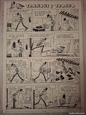 2 páginas originales Tranqui y Tronco de March - dibujante Bruguera | todocoleccion (Buy It Now)