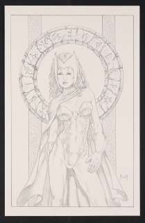 Mitch Foust - Scarlet Witch Illustration by Mitch Foust