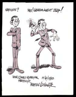 Lodewijk, Martin | Lodewijk, Martin - Originele tekening - Agent 327 - (1973) | Catawiki