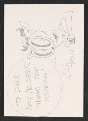 Jay Hosler | Cow-Boy Sketch | mycomicshop.com