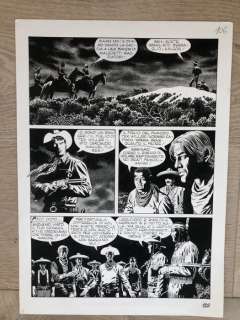 Fabio Civitelli | Fabio Civitelli - tavola originale Tex "La cavalcata del morto" | Catawiki