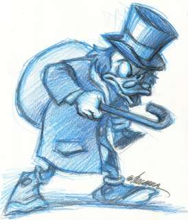 Joan Vizcarra | Uncle Scrooge - Original Drawing - Joan Vizcarra - Pencil Art - Original Artwork | Catawiki
