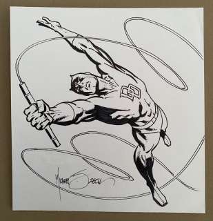 Zeck, Michael | Daredevil - Dessin original à l’encre signé Mike Zeck - (2008) | Catawiki