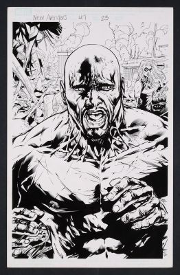 Matt Banning, Billy Tan | Original Art from New Avengers #47 (2009) Page 23 Pencils by Billy Tan, Inks by Matt Banning | mycomicshop.com