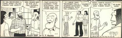 Hamlin - ALLEY OOP, Daily Art (04/09/1969) | Russ Cochran