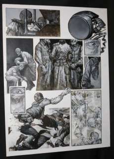 Phil Hale - Epic Illustrated #22 P.7 - ‘Reunion‘ - B&W Painted Art - 1984