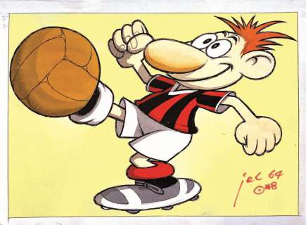 Benito Jacovitti (1923-1977), Giocatori in Azione | Cambi Casa d’Aste
