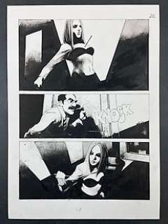 Corrado Roi, Dario Argento - Dylan Dog - Tavola originale - "Dylan Dog & Vasco Rossi: Sally” - Page volante - (2021)