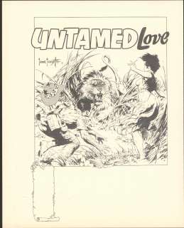 Frazetta - UNTAMED Love, Cover Print (undated) | Russ Cochran