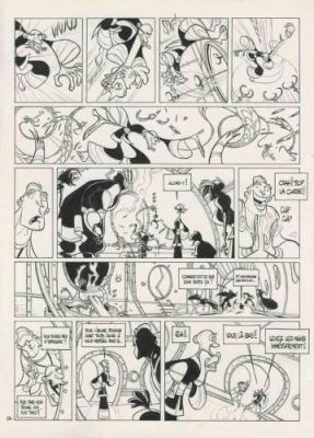 Cyril Pedrosa | Shaolin Moussaka, Tome 2, planche 20 | Galerie 9ème Art