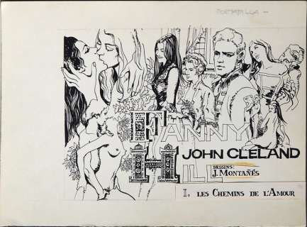 Julio Montaã±És | 3 original pages  - Fanny Hill.  - (1974) | Catawiki