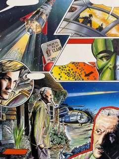 Martin Baines | Martin Baines - Dan Dare - Original colour page - Dan Dare Pilot of the Future - (1999) | Catawiki