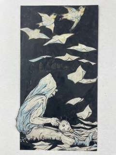 Antonio Rubino | Antonio Rubino - Il Soffiatore di Carta - Page volante - Exemplaire unique | Catawiki