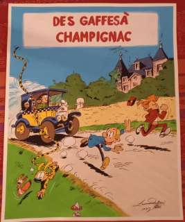 Di Matteo, Leonardo | Di Matteo, Leonardo - Dessin original couleur - Des Gaffes à Champignac - (2022) | Catawiki