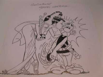 Uderzo, Marcel | Uderzo, Marcel - Dessin original - Astérix | Catawiki