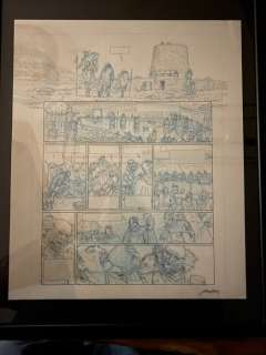 Lamontagne, Jacques | Lamontagne, Jacques - Planche originale crayonnée - Les Druides - (années 2000) | Catawiki