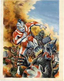 Masami Watanabe Hand-Drawn Color Illustration Urutoman A | Mandarake (Big Web)