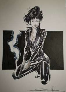 Candita, Giuseppe | Candita, Giuseppe - Original drawing - Tribute to Modesty Blaise | Catawiki