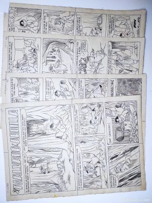 4 PLANCHAS ORIGINALES EL MALVADO Y LA ARDILLA POR NIN PUBLICADA EN EL PUMBY Nº 288 | todocoleccion (Buy It Now)