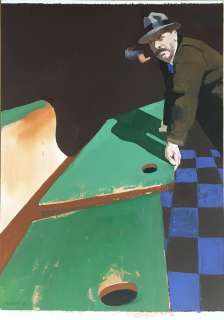 Ferenc Pinter - Original illustration cm. 25x37. Gouache. Signed. Mint