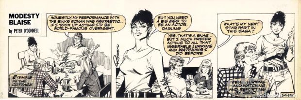 TIRA ORIGINAL Nº3495 MODESTY BLAISE (1975) - ENRIC BADÍA ROMERO | todocoleccion (Buy It Now)