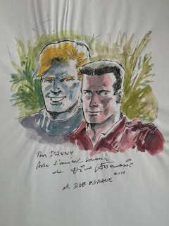 Attanasio | Attanasio, Dino - Dessin original couleur - Bob Morane - (2012) | Catawiki