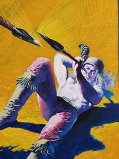 Dino Busett | Grande Blek Raccolta Gigante n. 12 - Dino Busett - originale di copertina - Page volante - Exemplaire unique | Catawiki