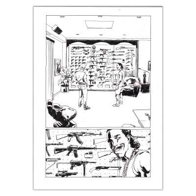 Ké Clero | Radio Club - Planche originale page 134 | Achetez de l’Art