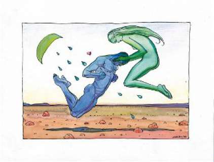 Jean Giraud Moebius (1938 Ã¢â‚¬â€œ 2012) , Les Dormeurs | Cambi Casa d’Aste