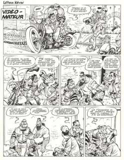 Coyote | Coyote - Planche originale (p.18) Litteul Kévin T5 - Vidéo-Mateur - (1998) | Catawiki