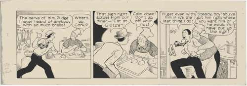 King – Gasoline Alley daily 08/30/1950 | Russ Cochran