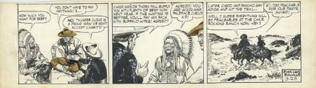 José Luis Salinas | Cisco Kid, strip du 03-28-1959 | Galerie 9ème Art