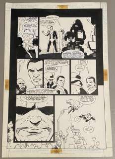 Mike Mignola - cosmic odyssey #2 p. 7 - la - martian manhunter & green lantern (john stewart) - 1988