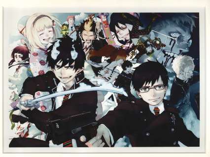Kazue Kato Color Reproduction Illustration "Blue Exorcist (Ao no Exorcist)" | Mandarake (Big Web)